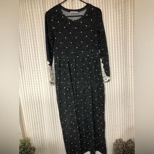 Gray Polka Dot dress